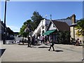 Shop and plaza on east side of Kew Gardens station