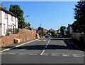 North along Highcroft Road, Newport