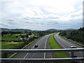 View south along the A1 from the Dublin Road overhead bridge