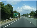 A14 eastbound near Sandy Hill Farm