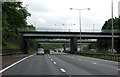 The A6 crosses the M6