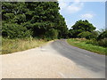 Looking east from bend on Countryman Lane