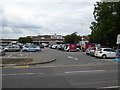 TQ5282 : Tesco supermarket and its car park, Rainham by David Smith