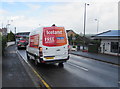 ST3090 : Iceland home delivery van in Pillmawr Road, Malpas, Newport by Jaggery