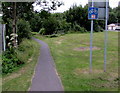 ST2895 : Cycle route 49 south of Greenhill Road, Cwmbran by Jaggery