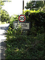TL9970 : Walsham Le Willows Village Name sign on Badwell Road by Geographer