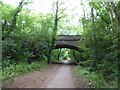 Tidcombe Bridge over former railway line, Tiverton