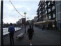 View along the South Bank towards Bermondsey