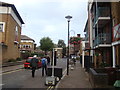 View along Bermondsey Wall East