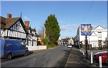 SO8463 : The old Worcester Road, Ombersley, Worcester by Jeff Gogarty