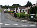 Telecoms cabinet on a Dinas Powys corner