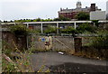 Keep out - dangerous site near Barry Docks railway station