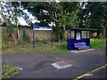 Waiting shelter at Pegswood Station