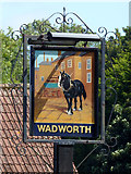 ST9961 : Inn sign - The Black Horse, Devizes by Robin Webster
