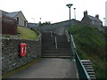 Steps up from promenade, Thurso