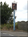 TL9874 : The Duke of Marlborough Public House sign by Geographer