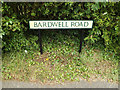 Bardwell Road sign