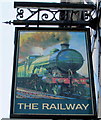 The Railway name sign, Christchurch