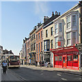 TA0488 : Scarborough: Queen Street shop fronts by John Sutton