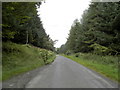 Minor road through Abernethy Glen