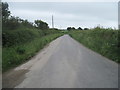 Minor road near Treganhoe Farm