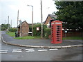 Telephone box and bus shelter, Doveridge