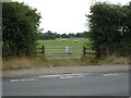 Field entrance off the B5030, Spath