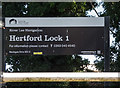 Hertford Lock, River Lea, Hertford, Hertfordshire