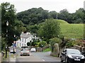 High Road and Low Road junction in Halton