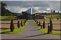NO7496 : Baldarroch Crematorium, Aberdeenshire, UK by Andrew Tryon