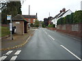 Bus stop and shelter on High Street, Stramshall