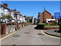 All motor vehicles prohibited 60 yds ahead, Ashford Road, Topsham