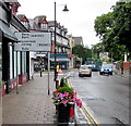 Directions sign facing Stanwell Road, Penarth