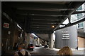 View along the underside of the railway bridge on Borough High Street