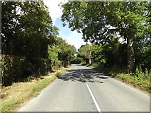 TM0670 : B1113 Walsham Road, Finningham by Geographer