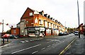 Shop and houses in Bournville Lane, Stirchley, Birmingham