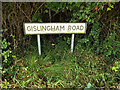 Gislingham Road sign