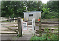 Pedestrian route at Glebe Road level crossing