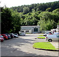 Wooded hillside above Pontnewynydd Industrial Estate