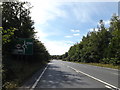 TL9370 : A143 Bury Road & roadsign by Geographer