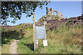 SJ8557 : The Gritstone Trail at Mow Cop by Jeff Buck