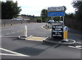 Unsuitable for HGVs sign at the eastern end of  Hanbury Road, Pontnewynydd