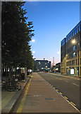 TL4657 : Early morning in Station Place by John Sutton