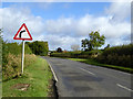 Bend ahead on Astwood Road