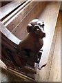 St Mary, Wetherden: bench end (4)