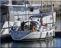 J5082 : Yacht 'Skreo' at Bangor by Rossographer