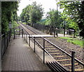 Level crossing near Ty Glas railway station, Cardiff