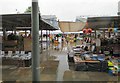 SJ9494 : Wet Saturday Market by Gerald England