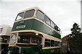 View of a 1945 Bristol K6A in the Bus & Taxi Rally at New Romney station