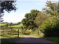 Access road for Highwood Farm